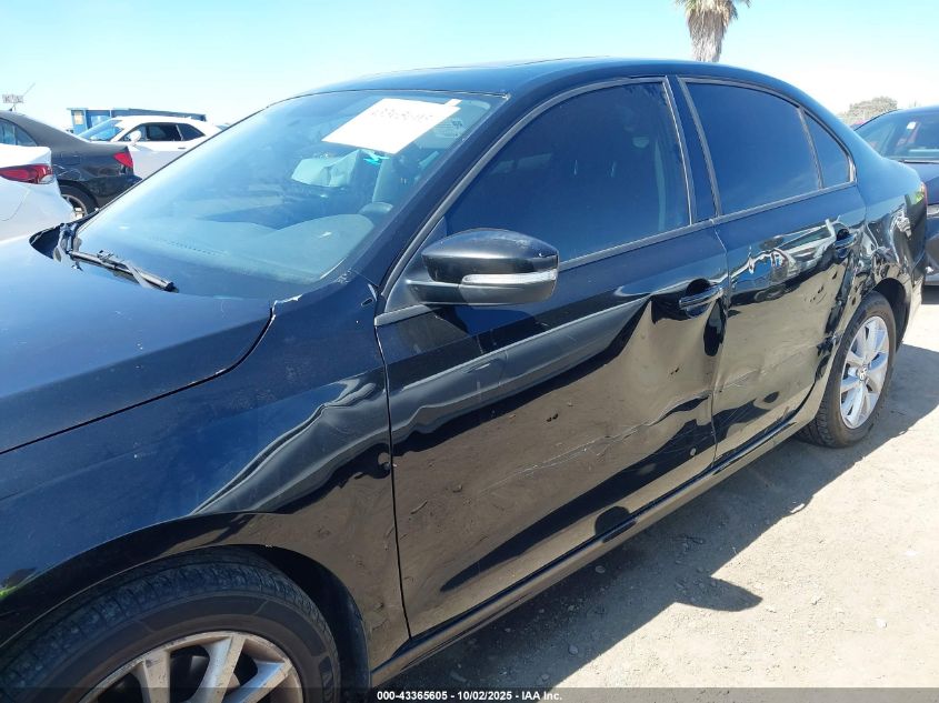 2011 Volkswagen Jetta 2.5L Se VIN: 3VWDZ7AJ3BM308199 Lot: 43365605