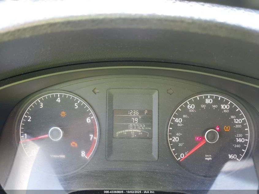 2011 Volkswagen Jetta 2.5L Se VIN: 3VWDZ7AJ3BM308199 Lot: 43365605