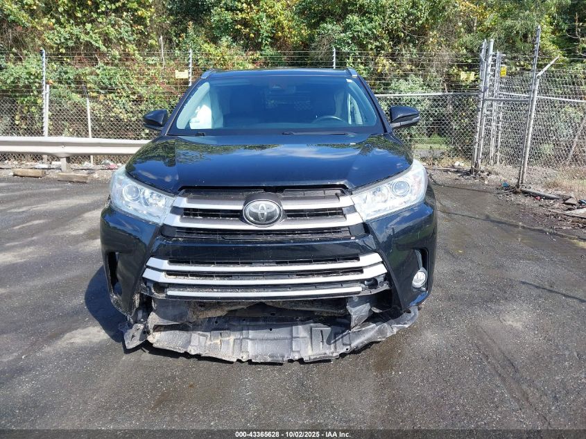 2018 Toyota Highlander Xle VIN: 5TDJZRFH0JS825904 Lot: 43365628