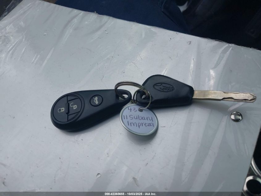 2011 Subaru Impreza 2.5I Premium VIN: JF1GE6B65BH516708 Lot: 43365655