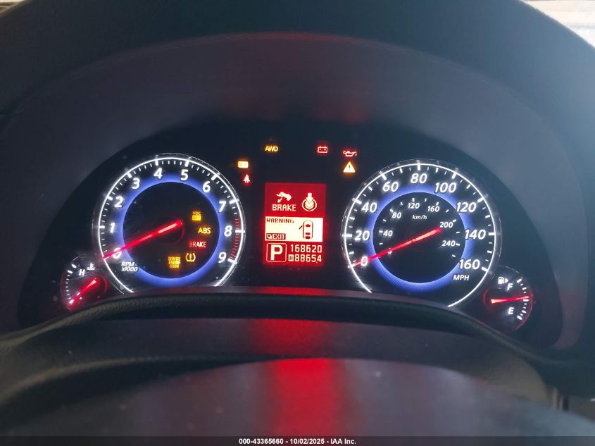 2008 Infiniti G35X VIN: JNKBV61F98M265941 Lot: 43365660