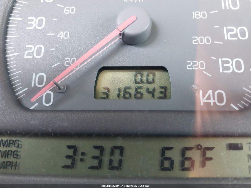 1998 Volvo S70 T5 VIN: YV1LS5344W2419429 Lot: 43365681