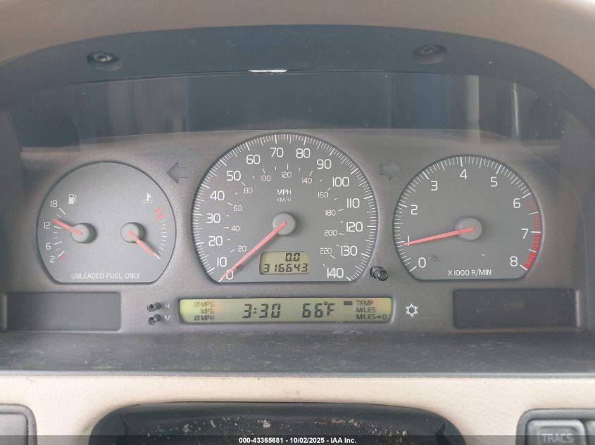 1998 Volvo S70 T5 VIN: YV1LS5344W2419429 Lot: 43365681