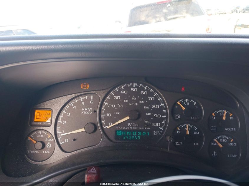 2001 Chevrolet Silverado 1500Hd Ls VIN: 1GCGC13U31F192555 Lot: 43365704