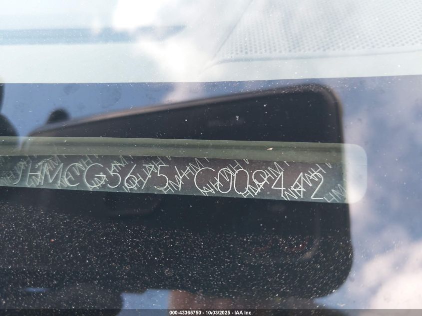 2000 Honda Accord 2.3 Se VIN: JHMCG5675YC009442 Lot: 43365750