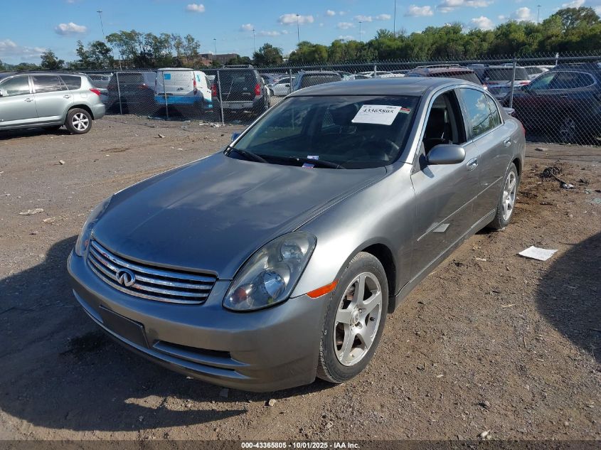 2004 Infiniti G35 VIN: JNKCV51E64M109257 Lot: 43365805