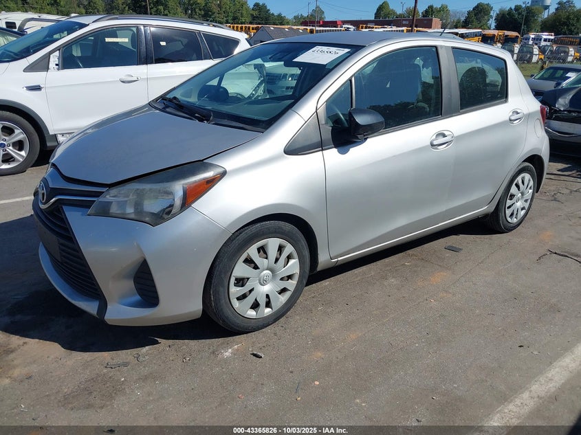 VIN VNKKTUD37HA075058 2017 TOYOTA YARIS L