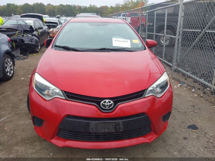 2014 Toyota Corolla Le VIN: 2T1BURHE4EC073161 Lot: 43365832