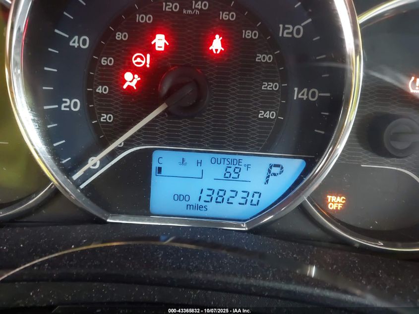 2014 Toyota Corolla Le VIN: 2T1BURHE4EC073161 Lot: 43365832