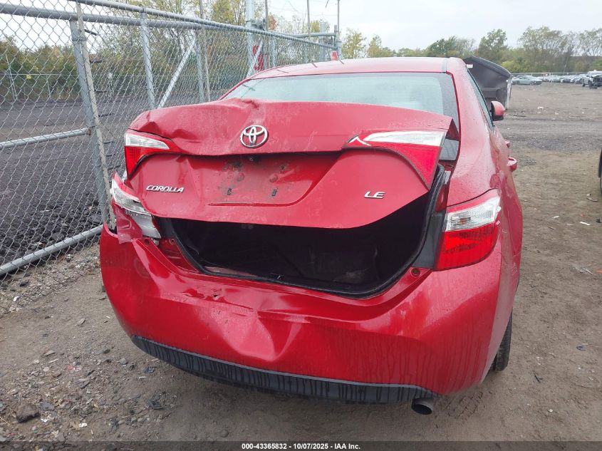 2014 Toyota Corolla Le VIN: 2T1BURHE4EC073161 Lot: 43365832