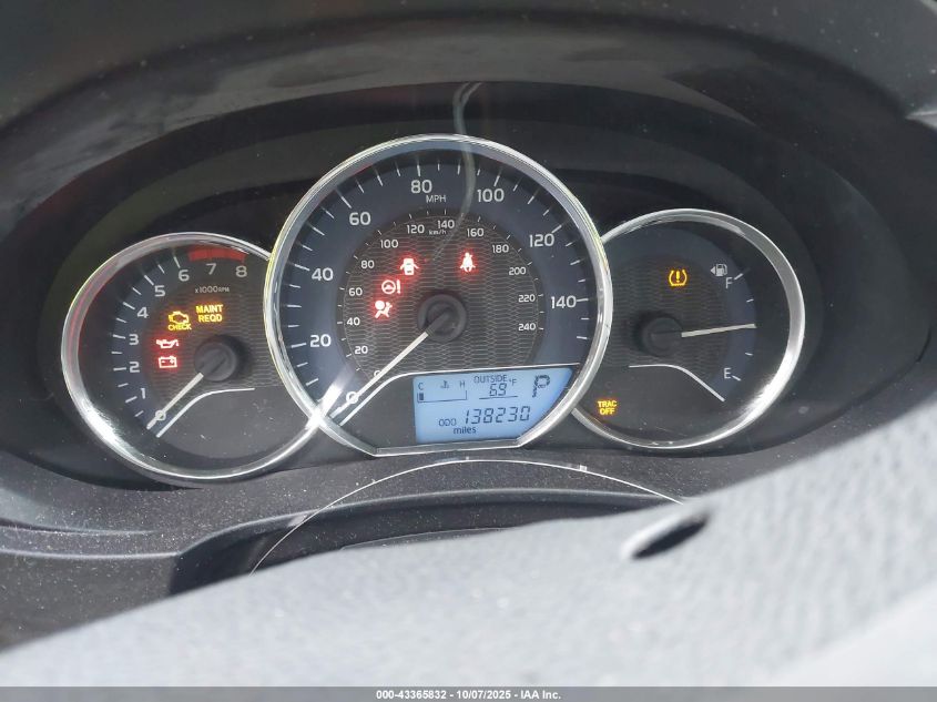 2014 Toyota Corolla Le VIN: 2T1BURHE4EC073161 Lot: 43365832