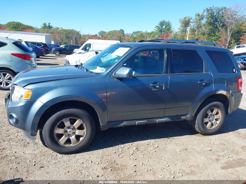 2011 Ford Escape Limited VIN: 1FMCU9EGXBKB81834 Lot: 43365888