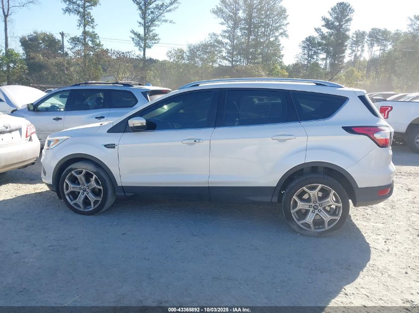 2017 Ford Escape Titanium VIN: 1FMCU0JD9HUD72391 Lot: 43365892