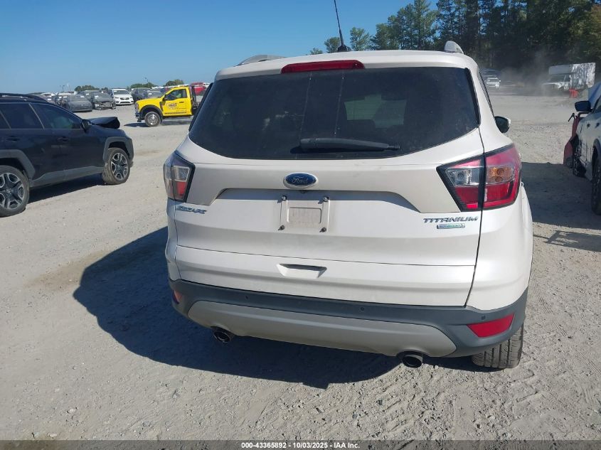 2017 Ford Escape Titanium VIN: 1FMCU0JD9HUD72391 Lot: 43365892