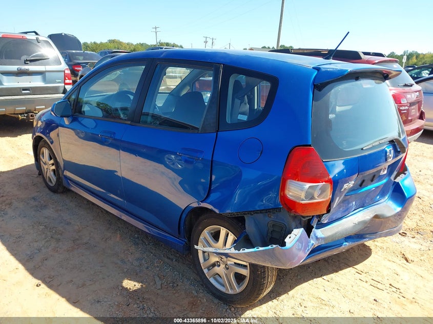 JHMGD38658S062733 2008 HONDA FIT photo no. 3