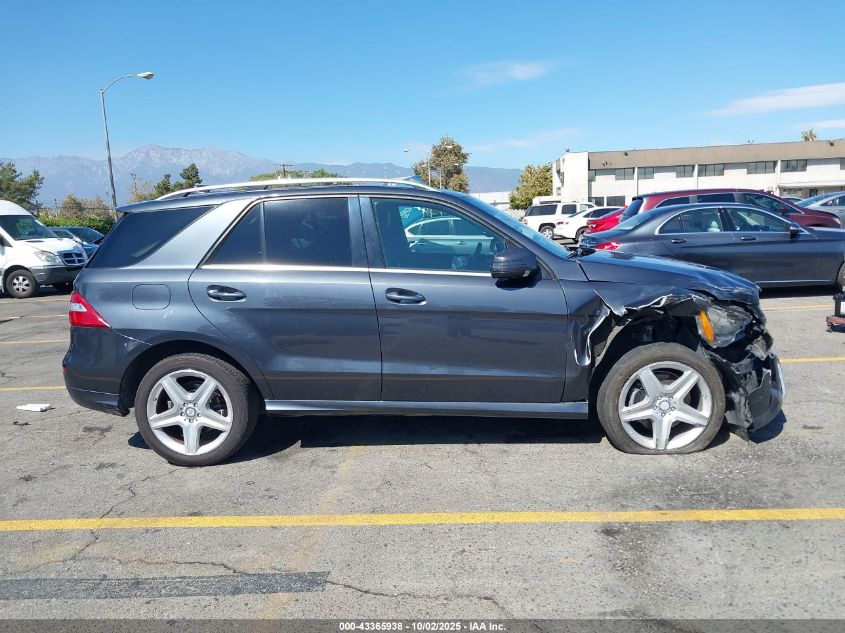 2015 Mercedes-Benz Ml 350 VIN: 4JGDA5JB5FA499601 Lot: 43365938