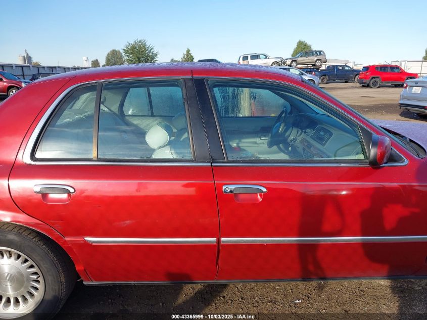 1998 Mercury Grand Marquis VIN: 2MEFM75W6WX612653 Lot: 43365999