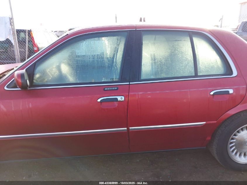 1998 Mercury Grand Marquis VIN: 2MEFM75W6WX612653 Lot: 43365999