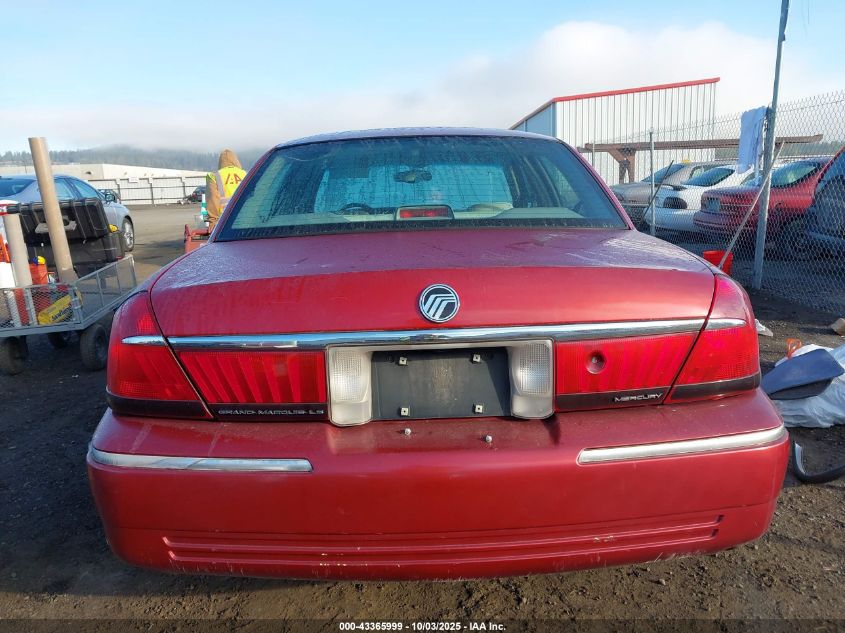 1998 Mercury Grand Marquis VIN: 2MEFM75W6WX612653 Lot: 43365999