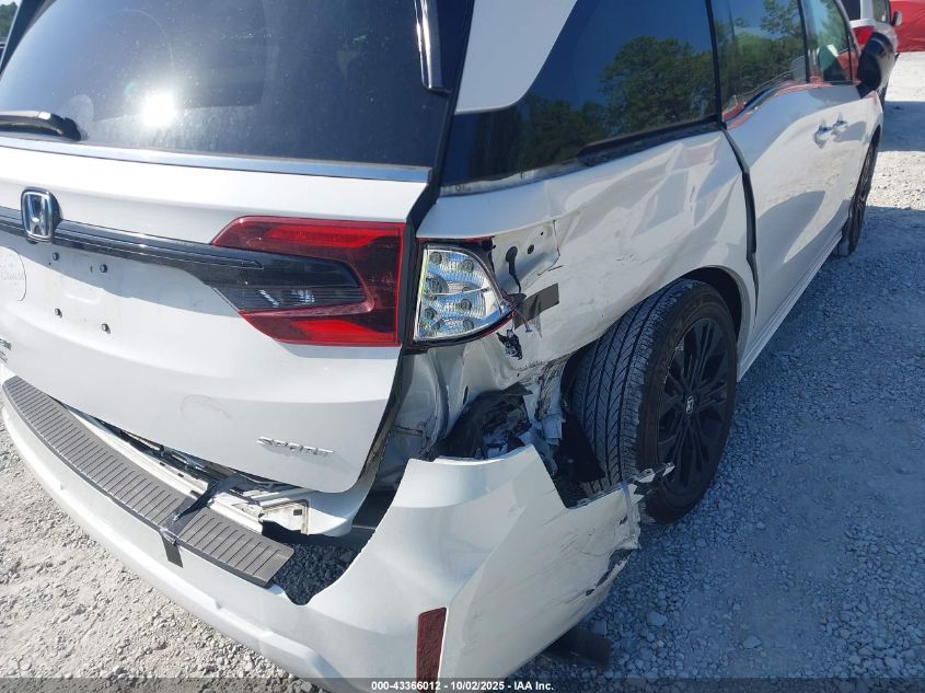 2025 Honda Odyssey Sport-L VIN: 5FNRL6H72SB012979 Lot: 43366012