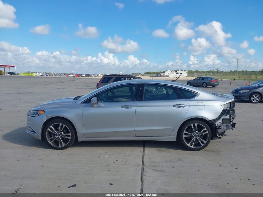 2017 Ford Fusion Titanium VIN: 3FA6P0K90HR162911 Lot: 43366021