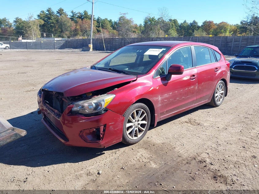 2014 SUBARU IMPREZA 2.0I PREMIUM JF1GPAC63E8316149