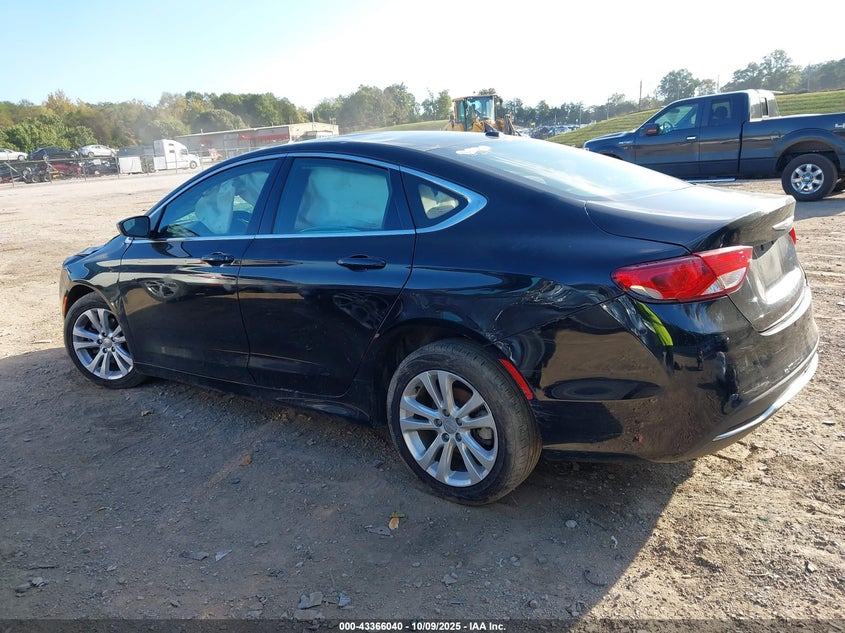 2015 Chrysler 200 Limited VIN: 1C3CCCAB2FN588263 Lot: 43366040