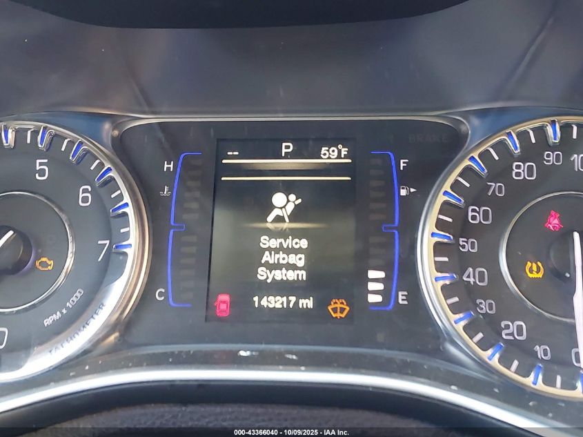 2015 Chrysler 200 Limited VIN: 1C3CCCAB2FN588263 Lot: 43366040