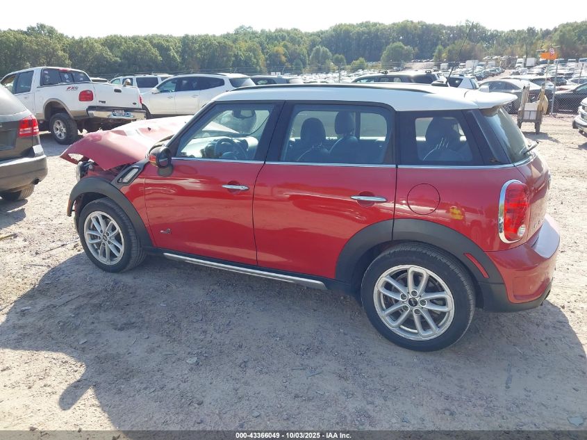 2016 Mini Countryman Cooper S VIN: WMWZC5C59GWU02753 Lot: 43366049