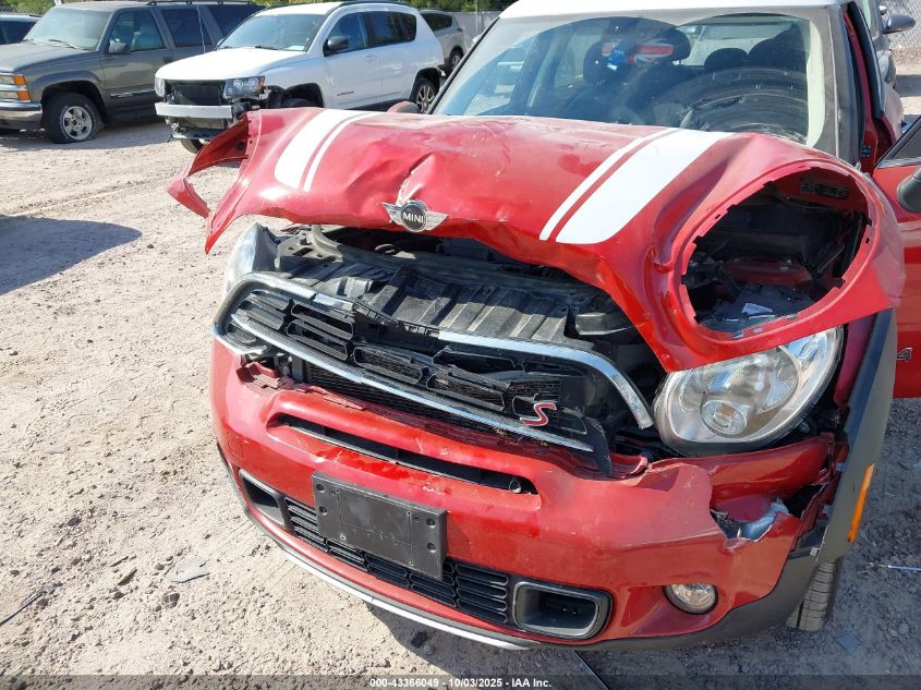 2016 Mini Countryman Cooper S VIN: WMWZC5C59GWU02753 Lot: 43366049