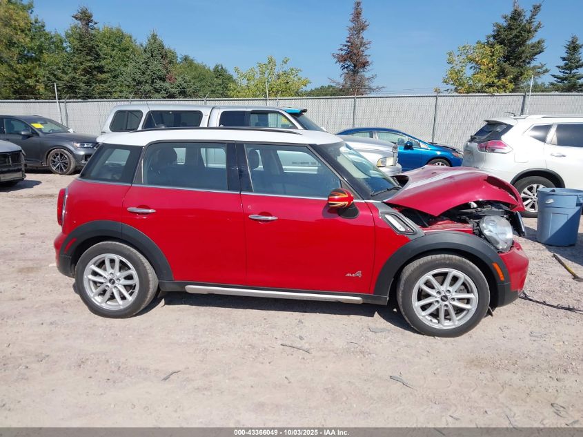 2016 Mini Countryman Cooper S VIN: WMWZC5C59GWU02753 Lot: 43366049