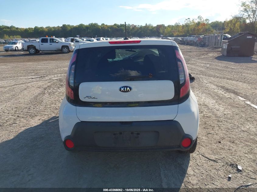 2016 Kia Soul VIN: KNDJN2A27G7821857 Lot: 43366062