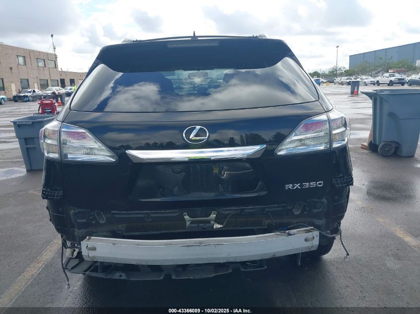 2011 Lexus Rx 350 VIN: 2T2BK1BA6BC100557 Lot: 43366089