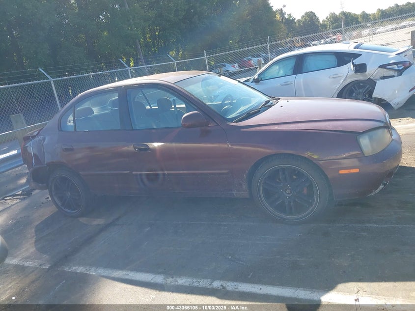 2002 Hyundai Elantra Gls VIN: KMHDN45D82U242998 Lot: 43366105