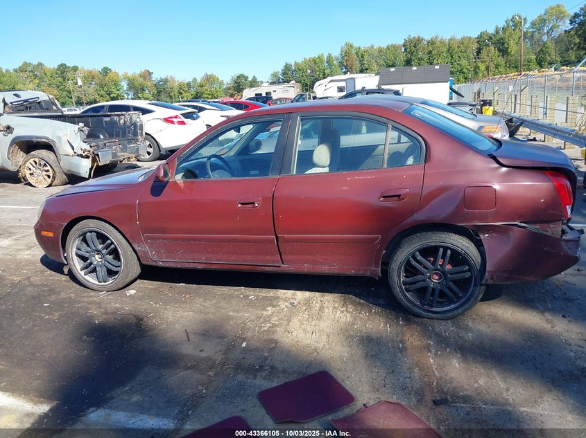 2002 Hyundai Elantra Gls VIN: KMHDN45D82U242998 Lot: 43366105