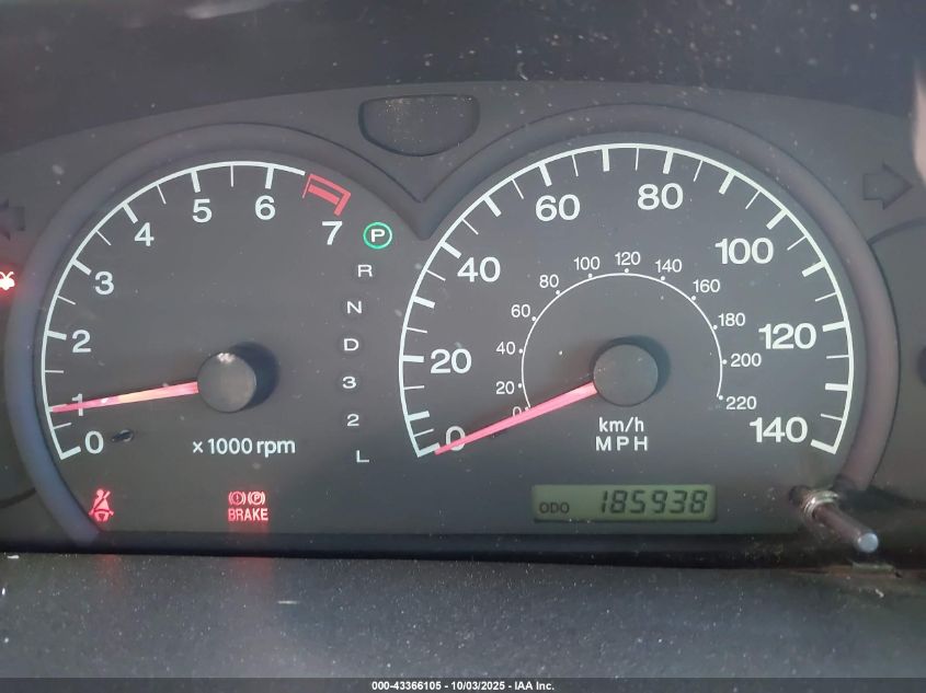 2002 Hyundai Elantra Gls VIN: KMHDN45D82U242998 Lot: 43366105