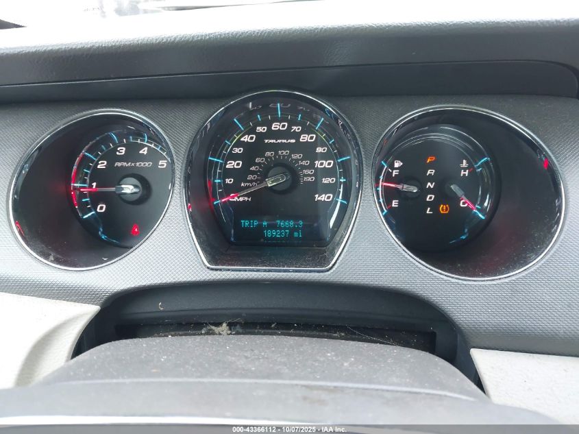 2010 Ford Taurus Se VIN: 1FAHP2DW9AG147733 Lot: 43366112