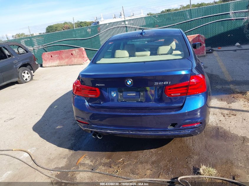2016 BMW 328I xDrive VIN: WBA8E3G56GNU38524 Lot: 43366130