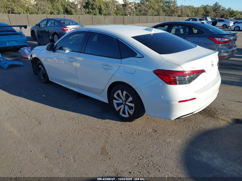 2024 Honda Civic Lx VIN: 2HGFE2F27RH554646 Lot: 43366187