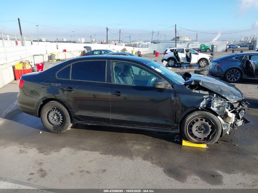 2012 Volkswagen Jetta 2.0L S VIN: 3VW2K7AJ9CM346517 Lot: 43366265