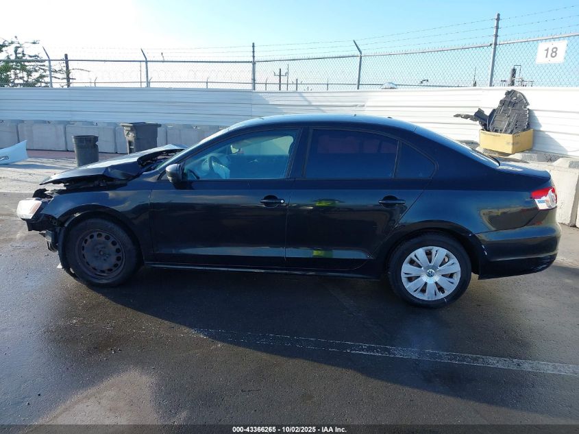 2012 Volkswagen Jetta 2.0L S VIN: 3VW2K7AJ9CM346517 Lot: 43366265