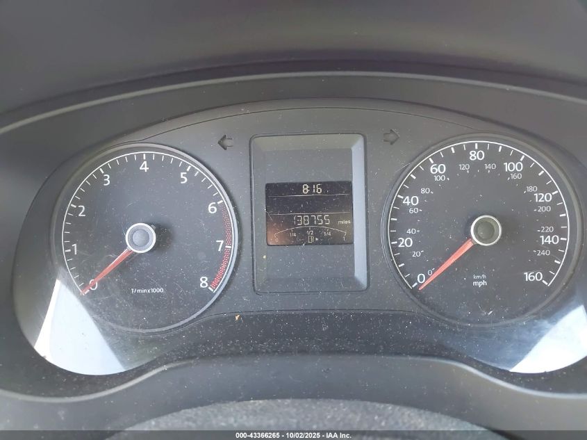 2012 Volkswagen Jetta 2.0L S VIN: 3VW2K7AJ9CM346517 Lot: 43366265