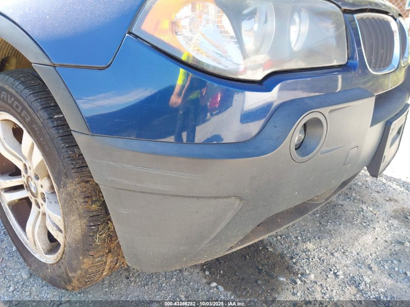 2005 BMW X3 3.0I VIN: WBXPA93485WD06632 Lot: 43366282