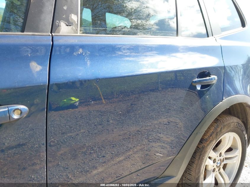 2005 BMW X3 3.0I VIN: WBXPA93485WD06632 Lot: 43366282