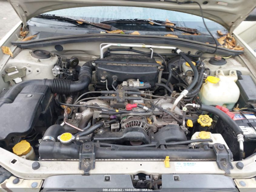 2003 Subaru Forester X VIN: JF1SG63623G772606 Lot: 43366342