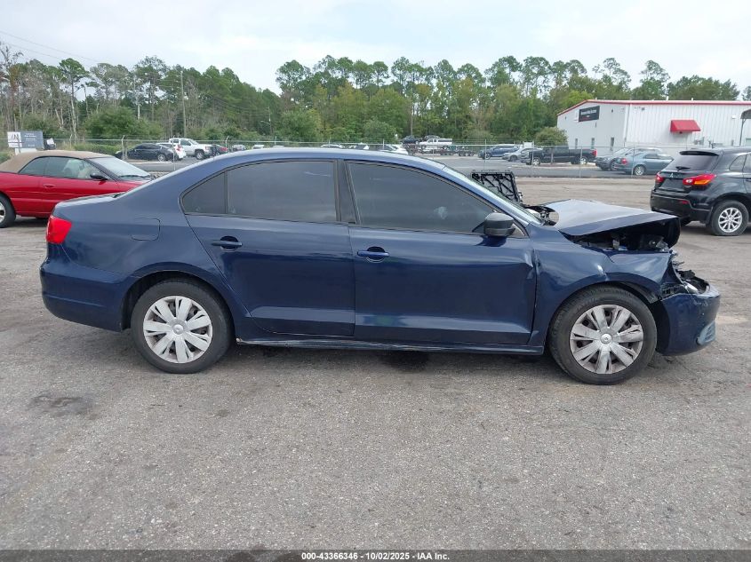 2013 Volkswagen Jetta 2.0L S VIN: 3VW2K7AJ8DM221106 Lot: 43366346