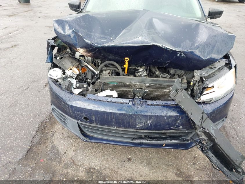 2013 Volkswagen Jetta 2.0L S VIN: 3VW2K7AJ8DM221106 Lot: 43366346