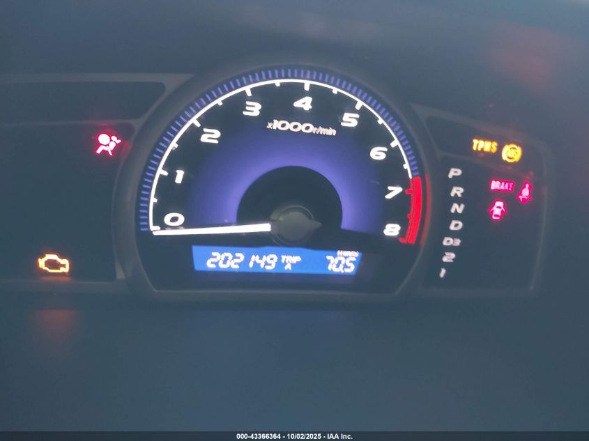 2009 Honda Civic Lx VIN: 2HGFA16569H309966 Lot: 43366364