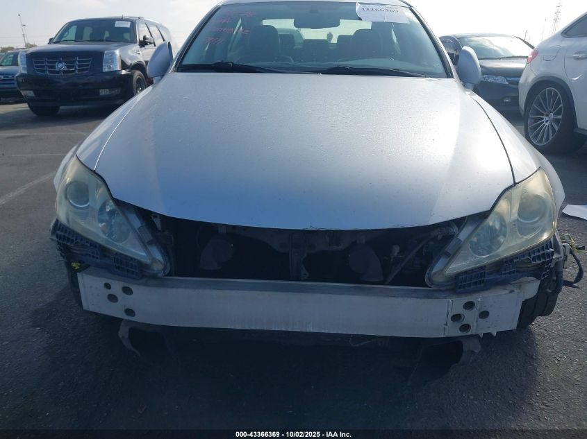 2008 Lexus Is 250 VIN: JTHBK262782063330 Lot: 43366369