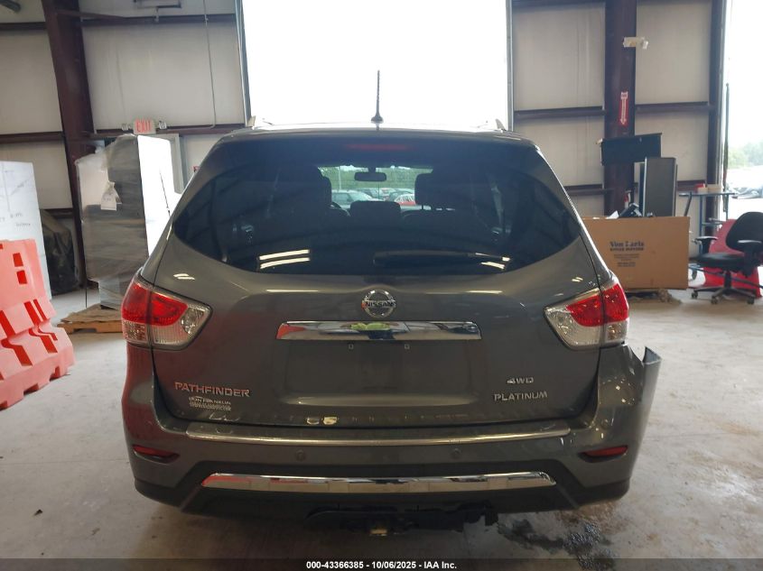 2016 Nissan Pathfinder Platinum VIN: 5N1AR2MM6GC635523 Lot: 43366385